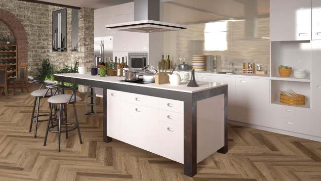 VV497-00793 - COREtec - COREtec Plus Enhanced Herringbone - Rome Oak