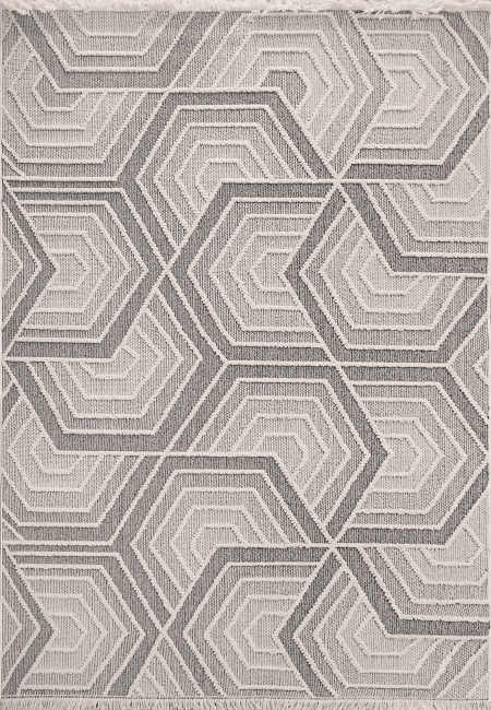 SV9123611190 - Dynamic Rugs - SEVILLE - Ivory Grey 3611-190 - 7.1' x 10'