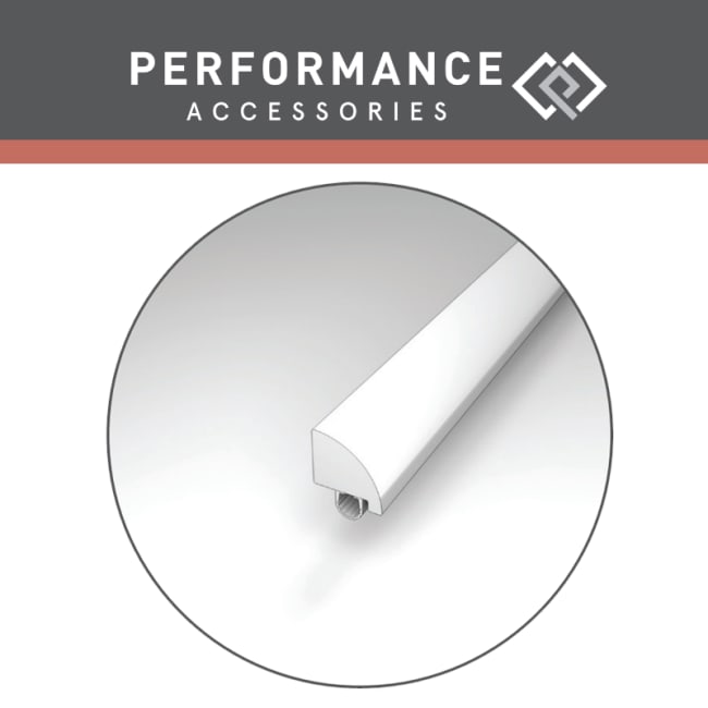 AWPQR-WHITE - Aladdin's Performance Accessories - Waterproof Quarter Round - AWPQR-WHITE