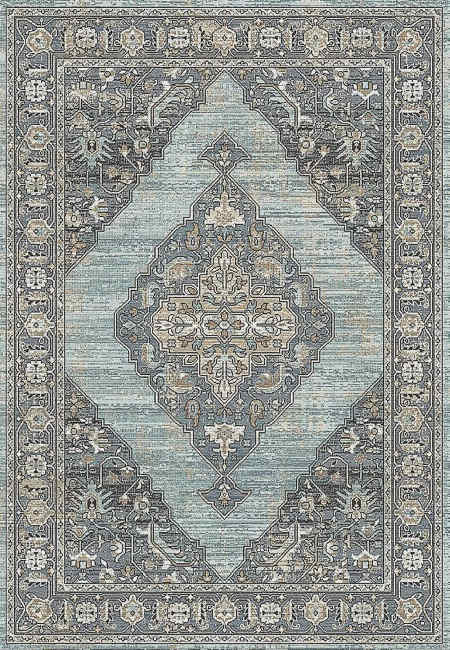 JZ696792580 - Dynamic Rugs - JAZZ - Blue Beige 6792-580 - 5.3' x 7.7'