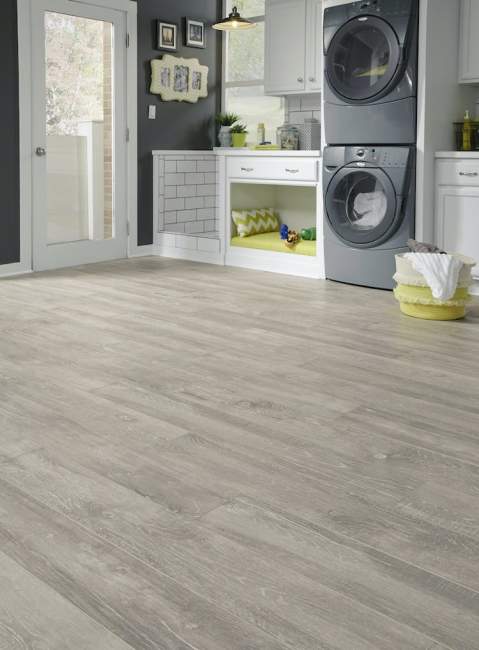 RST8-28214 Hillside Hickory Pebble - Mannington - Restoration Collection Wide Plank - Hillside Hickory Pebble