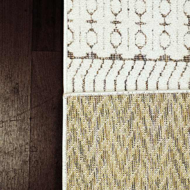 LT358140190 - Dynamic Rugs - LOTUS - Ivory Grey 8140-190 - 2.7' x 5'