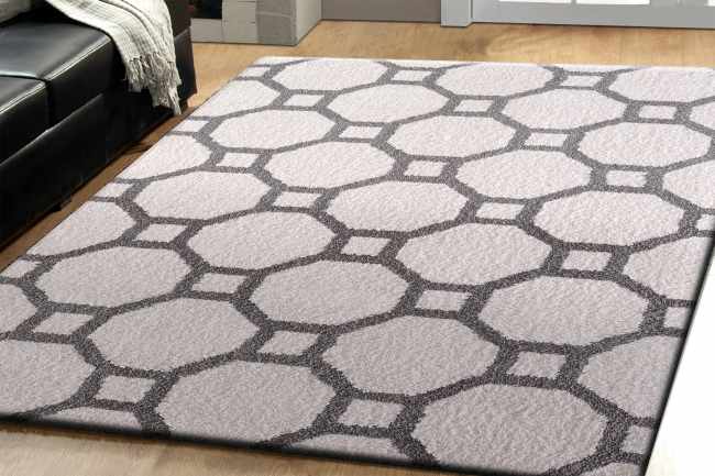 SILKY SHAG - White Silver 5903-119 - Dynamic Rugs - SILKY SHAG - White Silver 5903-119