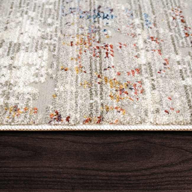MZ58456130 - Dynamic Rugs - MOOD - Ivory Red 8456-130 - 5' Round