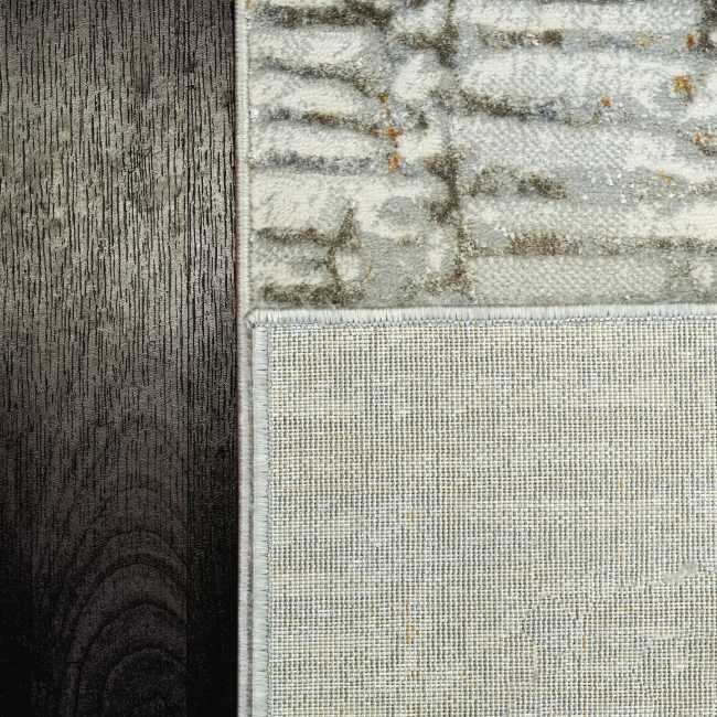 GD9121356897 - Dynamic Rugs - GOLD - Cream Silver Gold 1356-897 - 7.1' x 10.1'