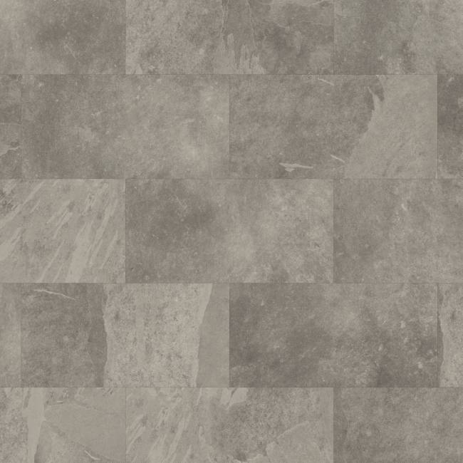 SCB-ST16-G - Karndean - Knight Tile Rigid Core 12 x 18 - Grey Riven Slate