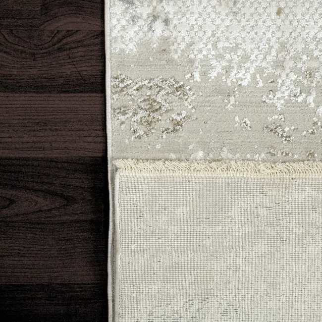 RF464636897 - Dynamic Rugs - REFINE - Taupe Silver Gold 4636-897 - 4' x 5.5'