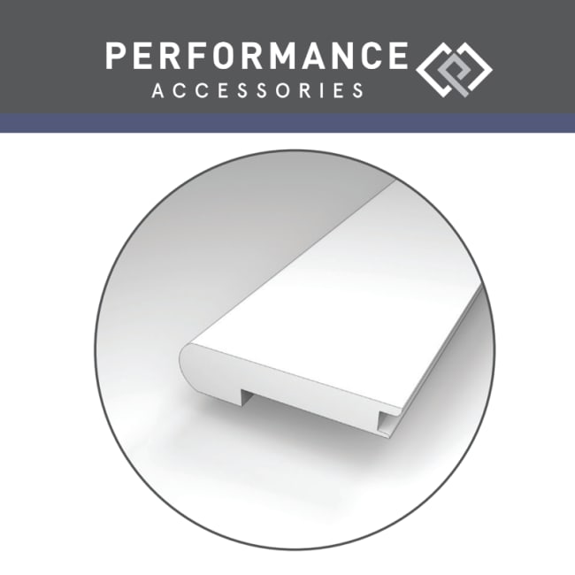 MFSNA-05506 Talc Oak - Mohawk's Performance Accessories - Laminate Flush Stair Nose 8 mm - MFSNA-05506 Talc Oak