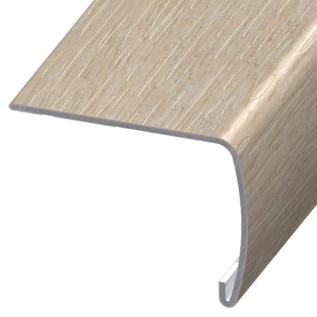 VEX-107282 Texas White Ash - VersaTrim - VersaEdge Extra Tall Stair Nose - VEX-107282 Texas White Ash