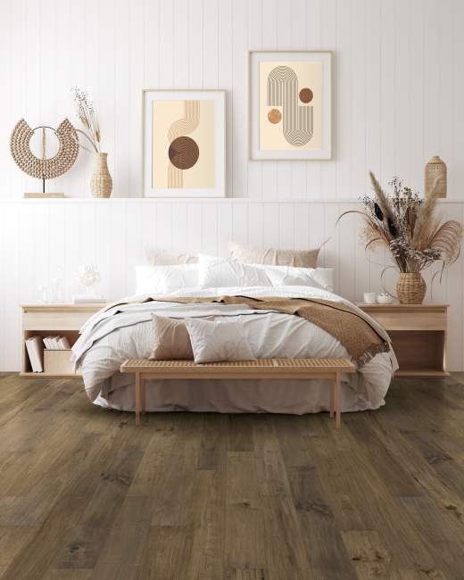 P1056-D7009 - Dixie Home Hardwood - Pacific Pecan - Grindle Pecan