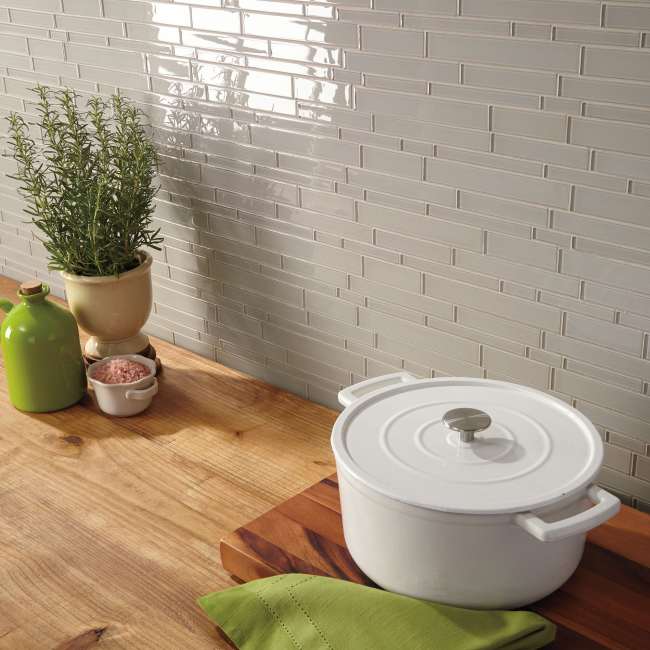 AM52LNRANMS1P - Daltile - Amity - Grey - 11 x 13 - Mosaic - Glass