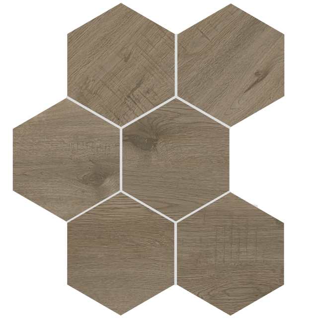 SK338HEX1P2 - Daltile - Sleigh Creek - Wagon - 8 x 9 - Hexagon