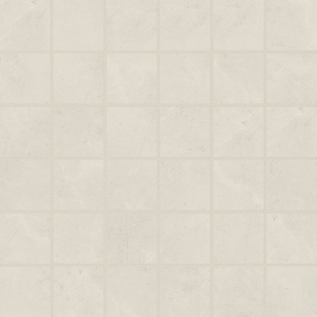 MF0122MS1P1 - Marazzi - Modern Formation - Peak White - 2 x 2 - Straight Joint Mosaic