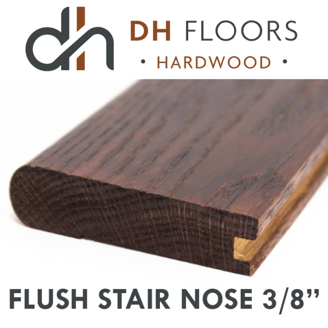 DFSN-D7004 Keown Pecan (FSN) - Dixie Home Hardwood - Flush Stair Nose 78" - DFSN-D7004 Keown Pecan (FSN)