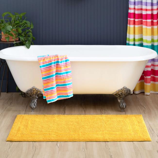 Boardwalk Bath - Cotton Reversible Blush N6474-9236 - Mohawk Home - Boardwalk Bath - Cotton Reversible Blush N6474