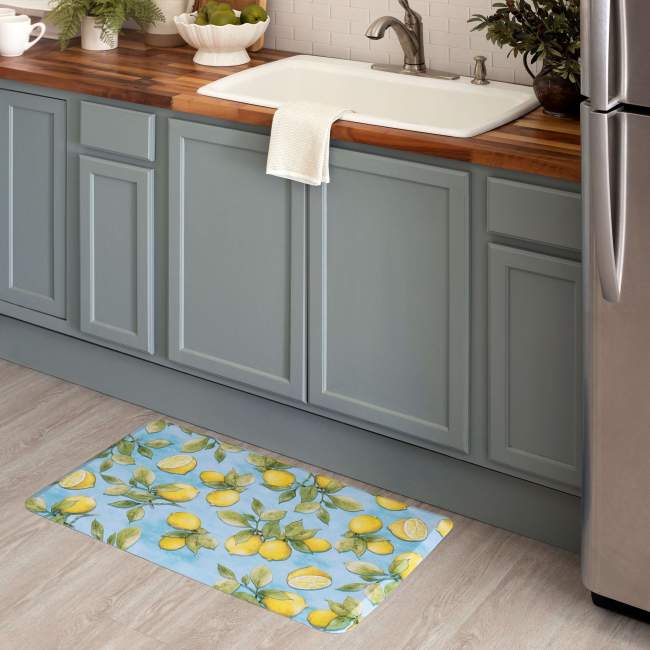 Dri-Pro Cushion Mat - Damask Nouveau Tan 4872-19410 - Mohawk Home - Dri-Pro Cushion Mat - Damask Nouveau Tan 4872