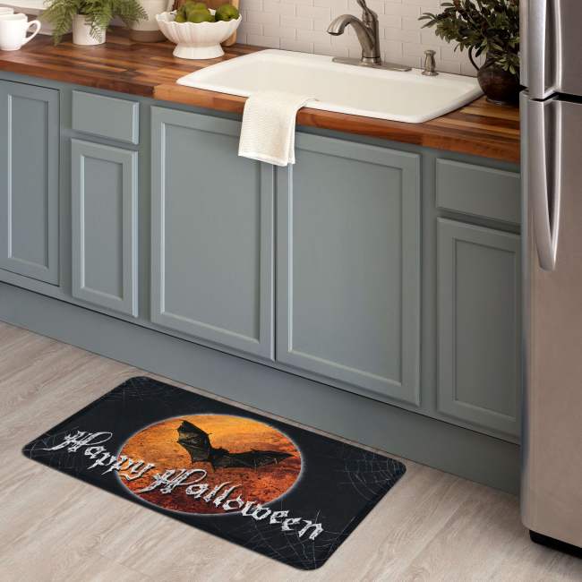 Dri-Pro Cushion Mat - Harvest Chalk Pumpkin Multi 4872-19444 - Mohawk Home - Dri-Pro Cushion Mat - Harvest Chalk Pumpkin Multi 4872