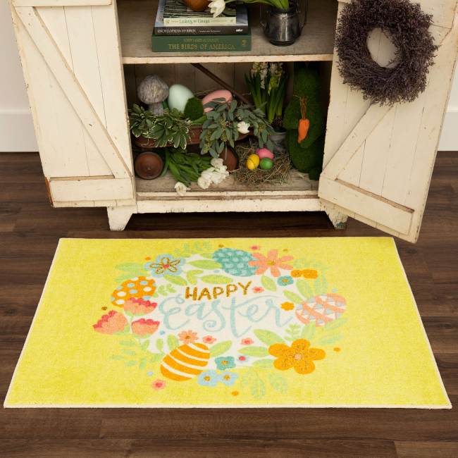 Prismatic - Hoppy Easter Bunny Light Blue ZW065-A411 - Mohawk Home - Prismatic - Hoppy Easter Bunny Light Blue ZW065
