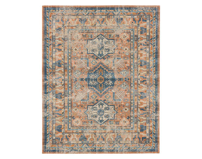 Zula - Haykota Terracotta/Rust Blue R1178-922 - Karastan - Zula - Haykota Terracotta/Rust Blue R1178