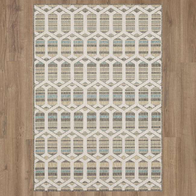 MH Outdoor - Hex Trellis Charcoal 92313-E307 - Mohawk Home - MH Outdoor - Hex Trellis Charcoal 92313