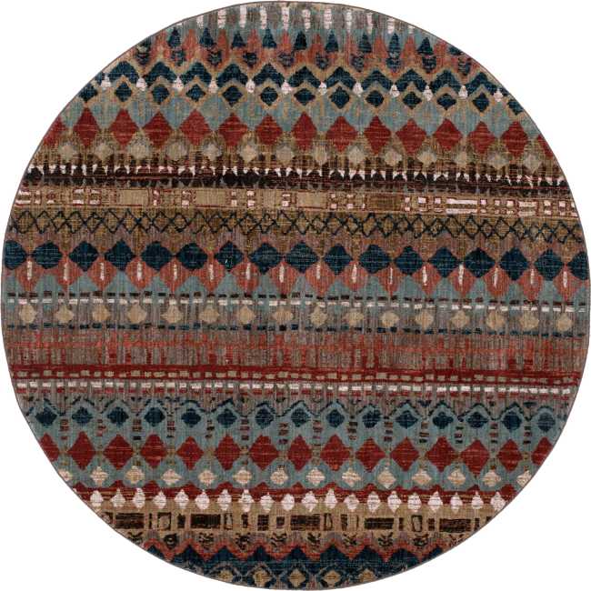 90932-80129-R096 - Karastan - Spice Market - Saigon Multi - 8' ROUND