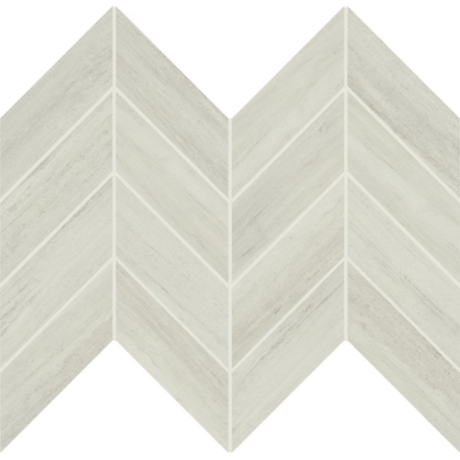 AR0625CHEVMS1L2 - Daltile - Articulo - Editorial White - 2 x 5 - Chevron Mosaic - Polished