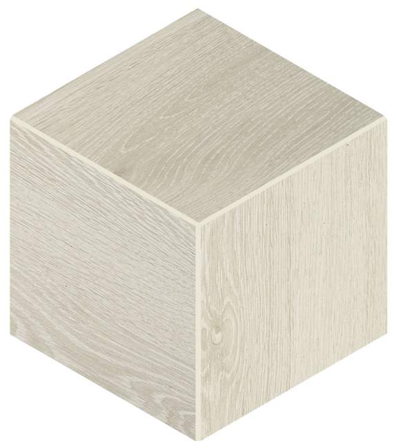 EP063DCBMSMB1P2 - Daltile - Emerson Wood - Ash White - 12 x 12 - 3D Cube Mosaic - Microban