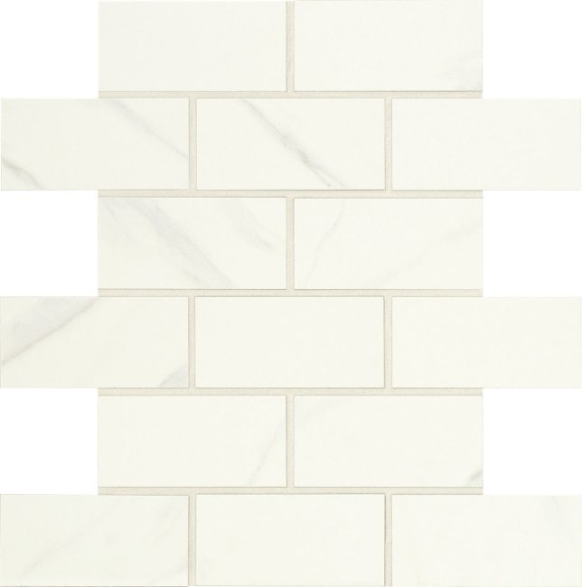 FL0624BJPMS1P2 - Daltile - Florentine - Carrara - 2 x 4 - Brick Joint Mosaic