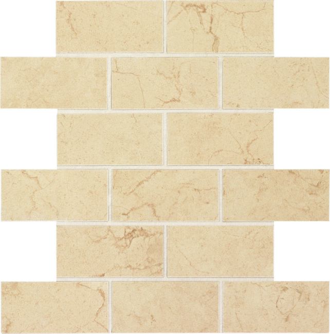 FL0724BJPMS1P2 - Daltile - Florentine - Marfil - 2 x 4 - Brick Joint Mosaic