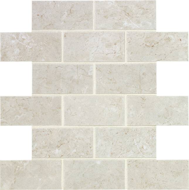 FL0824BJPMS1P2 - Daltile - Florentine - Argento - 2 x 4 - Brick Joint Mosaic