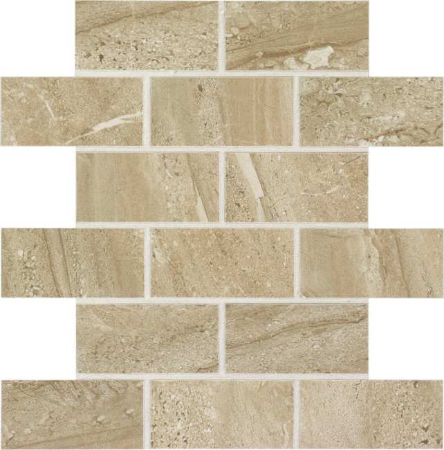 FL0924BJPMS1P2 - Daltile - Florentine - Nociolla - 2 x 4 - Brick Joint Mosaic