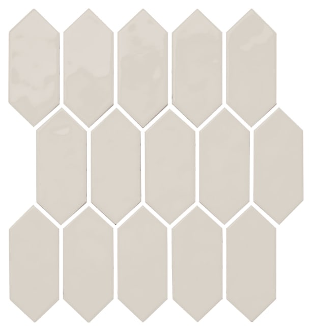 MY9125PICKMS1P2 - Daltile - Mythology - Olympus - 11 x 12 - Picket Mosaic - Undulated