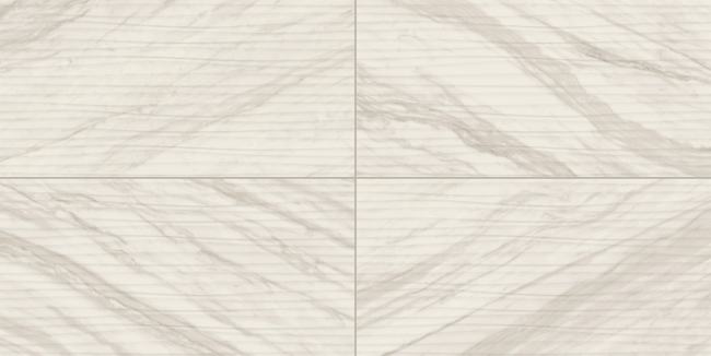 PT201224MWAV1P2 - Daltile - Perpetuo - Timeless White - 12 x 24 - Wave - Satin