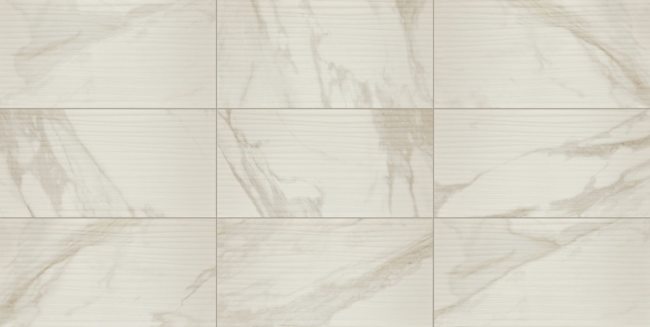 PT211224MWAV1P2 - Daltile - Perpetuo - Brilliant White - 12 x 24 - Wave - Satin