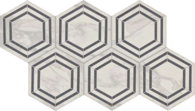 PT25HEXDECOKMT - Daltile - Perpetuo - Bridal - 8 x 9 - Matte