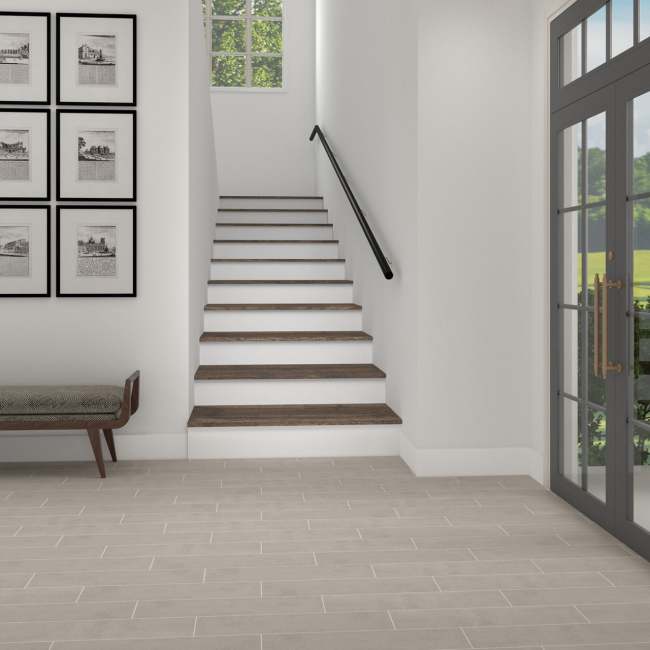 PF046241P1 - Daltile - Portfolio - Dove Grey - 6 x 24