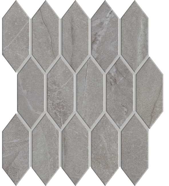 MB2225PICKMS1P2 - Marazzi - Marble Obsession - Grigio - 2 x 5 - Picket Mosaic - Satin