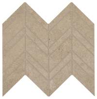 MF02CHEVRMS1P2 - Overland Beige 12 x 13 Chevron Mosaic