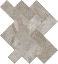 AR4324HERRMS1P2 - Atlas Grey 2 x 4 Herringbone Mosaic