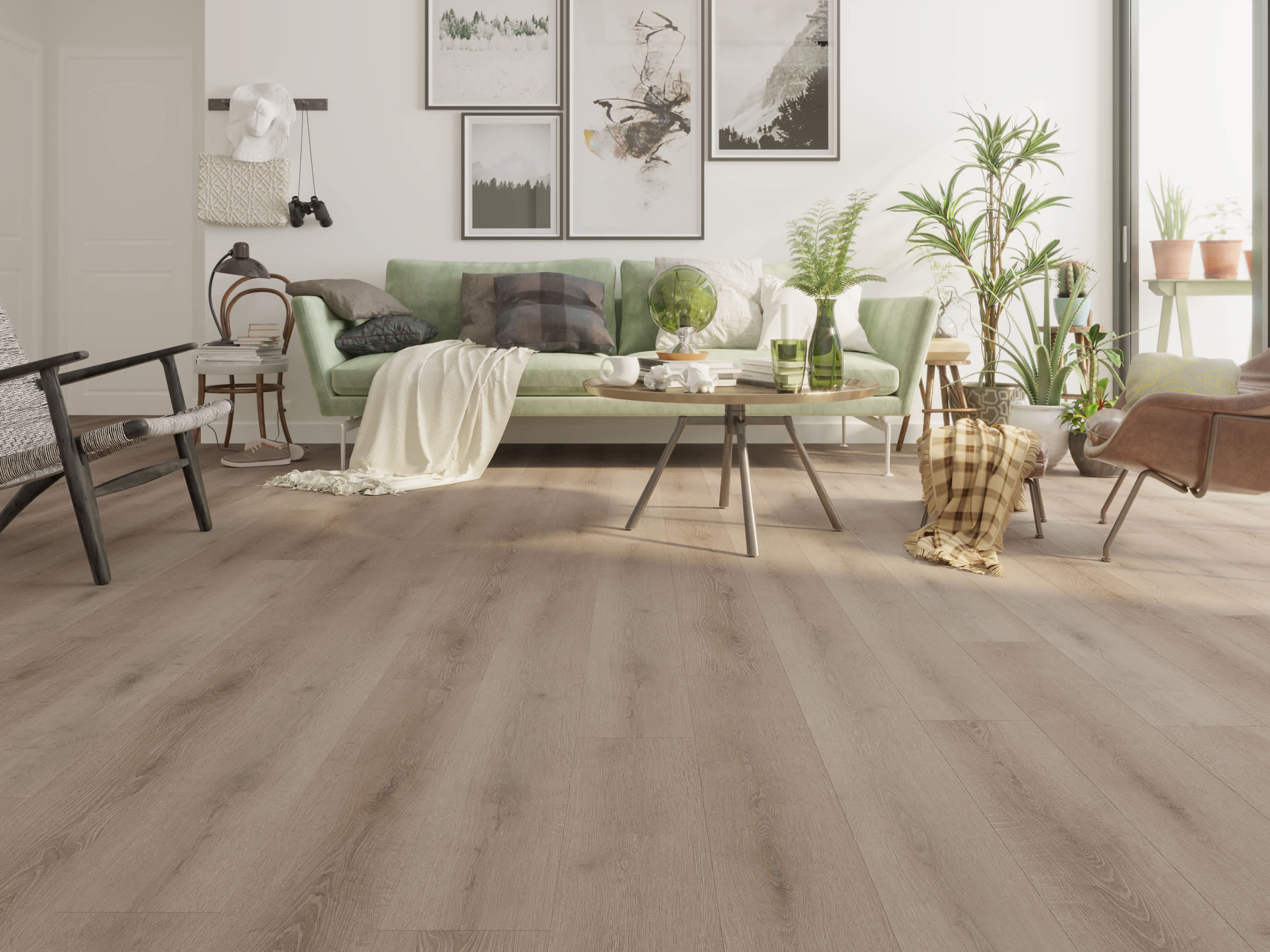 Lions Floor - Bambino SPC - Coffee Feather