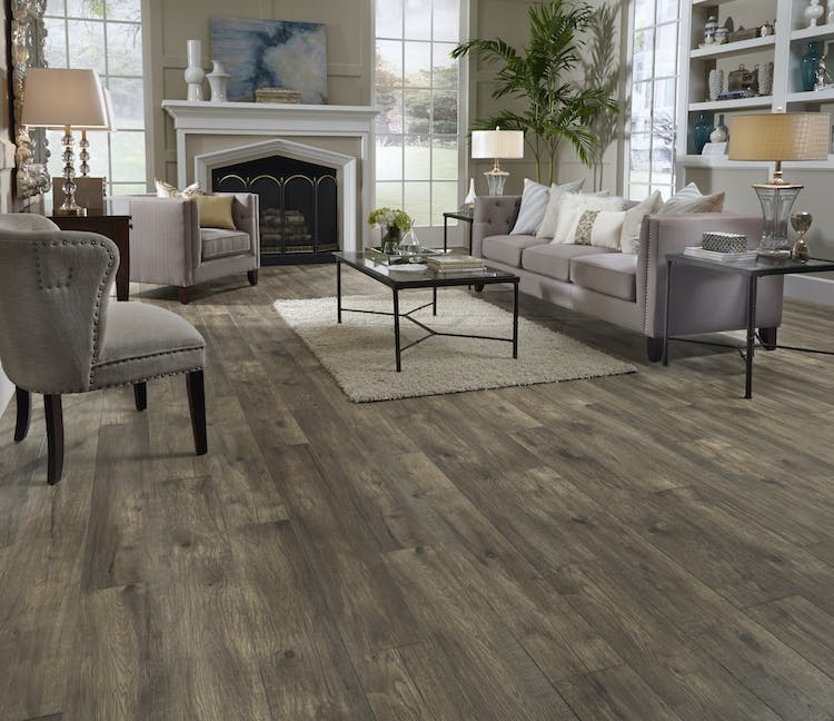 Mannington - Restoration Collection Wide Plank - Hillside Hickory Stone