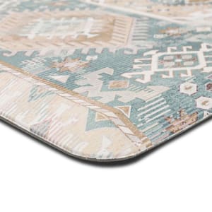 Dri-Pro Deluxe Cushion Mat - Blooming On Blue F003-19304 - small 1