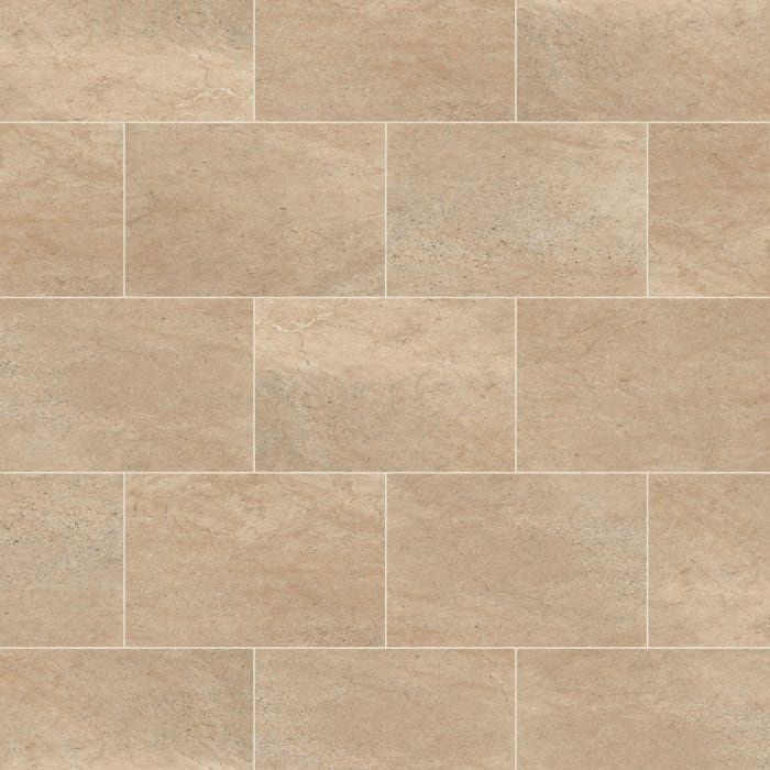 SCB-ST12-G - Karndean - Knight Tile Rigid Core 12 x 18 - Bath Stone