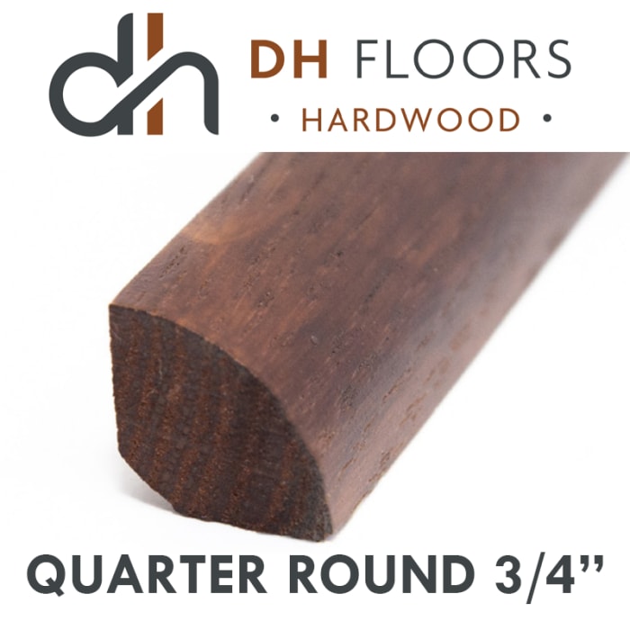 DQR-D7003 Grindle Pecan (QTR) - Dixie Home Hardwood - Quarter Round 78" - DQR-D7003 Grindle Pecan (QTR)