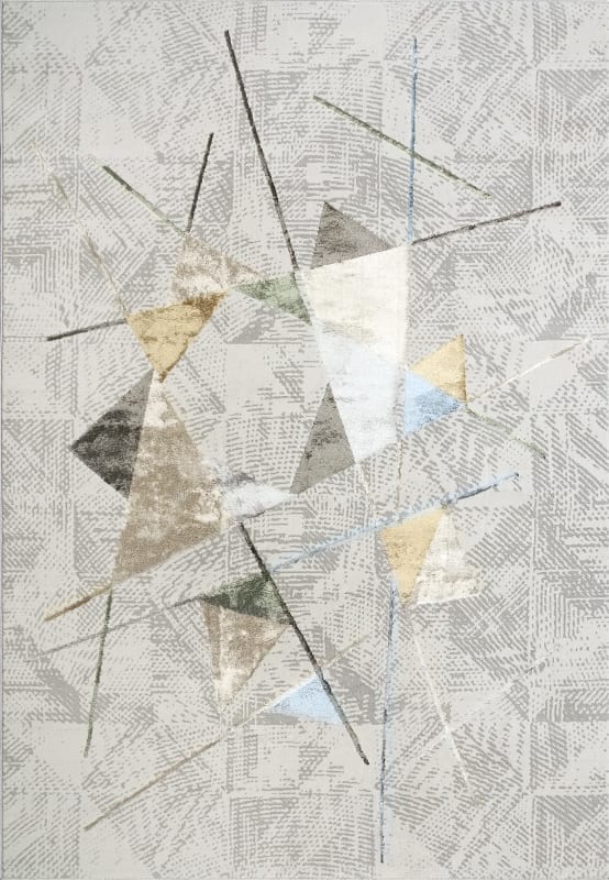 ZT696658999 - Dynamic Rugs - MERIT - Grey Multi 6658-999 - 5.3' x 7.7'