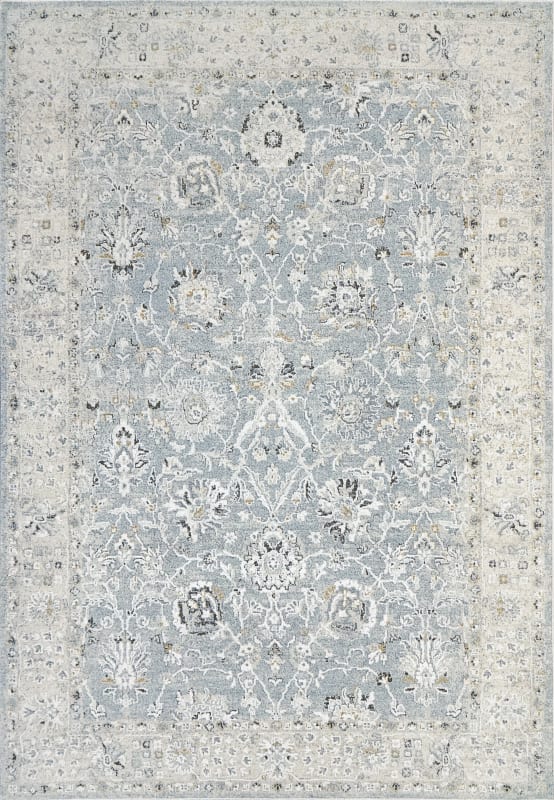 AL247604580 - Dynamic Rugs - ANNALISE - Blue Beige 7604-580 - 2' x 3.11'