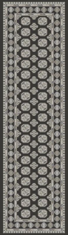 ANCIENT GARDEN - Charcoal Silver 57102-3636 swatch