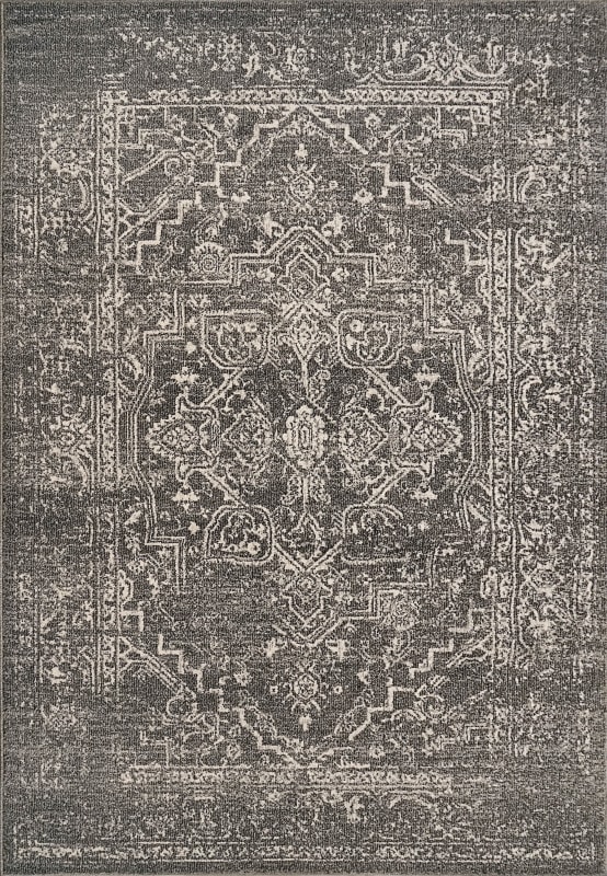 OS356191910 - Dynamic Rugs - SOMA - Dark Grey Ivory 6191-910 - 3' x 5'