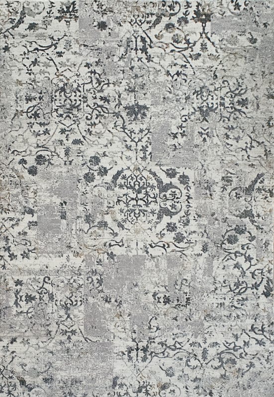 QU71025010190 - Dynamic Rugs - QUARTZ - Light Grey 25010-190 - 6.7' x 9.6'
