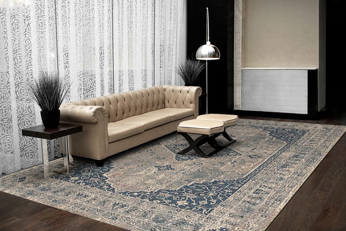 VX9123584899 - Dynamic Rugs - SAVOY - Beige Multi 3584-899 - 7.1' x 10.1'